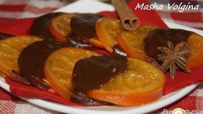 Апельсины в шоколаде