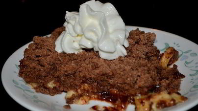 Бананово-шоколадный крамблс