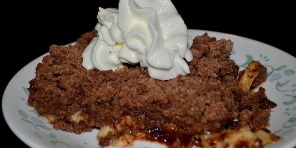 Рецепт бананово-шоколадный крамблс