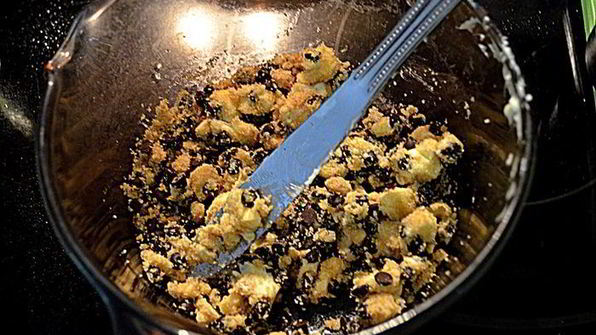 бананово-шоколадный крамблс