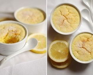 Быстрый лимонный пудинг