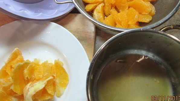 десерт апельсины в желе