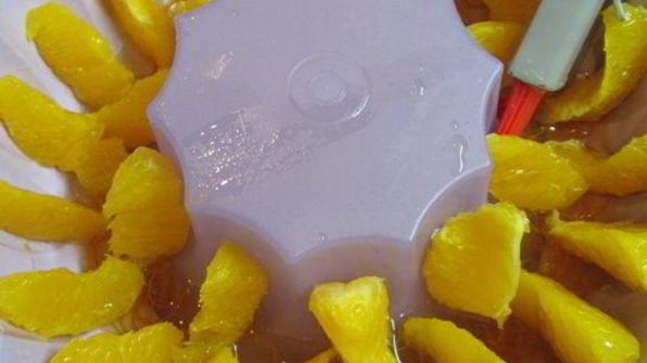 десерт апельсины в желе