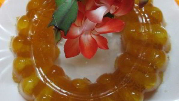 десерт апельсины в желе