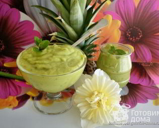 Десерт Авокадовы истории — Авокадо с ананасом