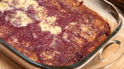 Десерт из вишни