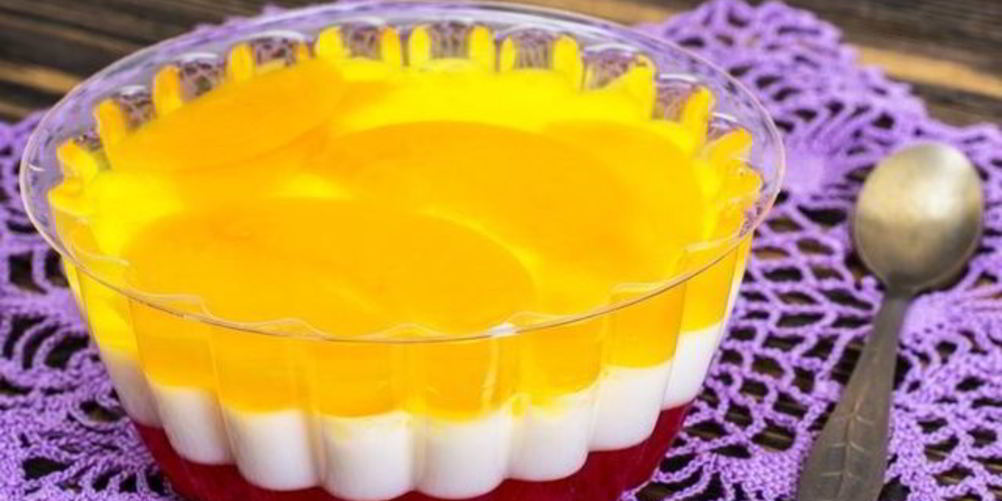 Рецепт десерт из яблок радуга