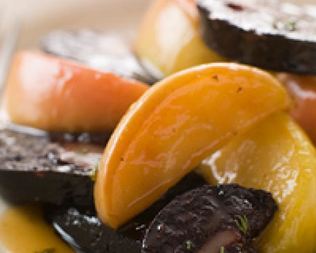 Десерт с яблоками в сидре