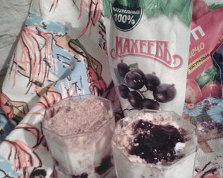 Десерт Ягодный снег