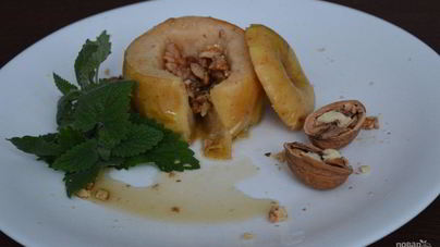 Диетический десерт из яблок