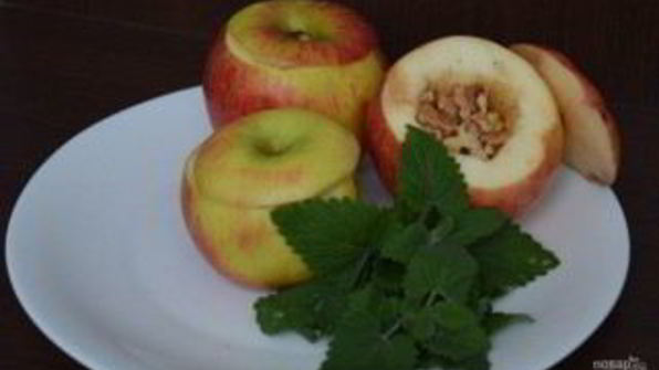 диетический десерт из яблок
