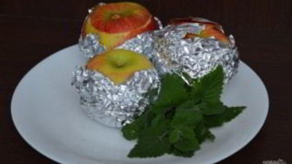 диетический десерт из яблок