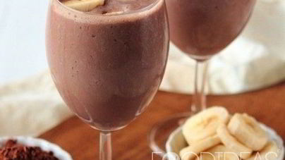 Горячий шоколад с бананом