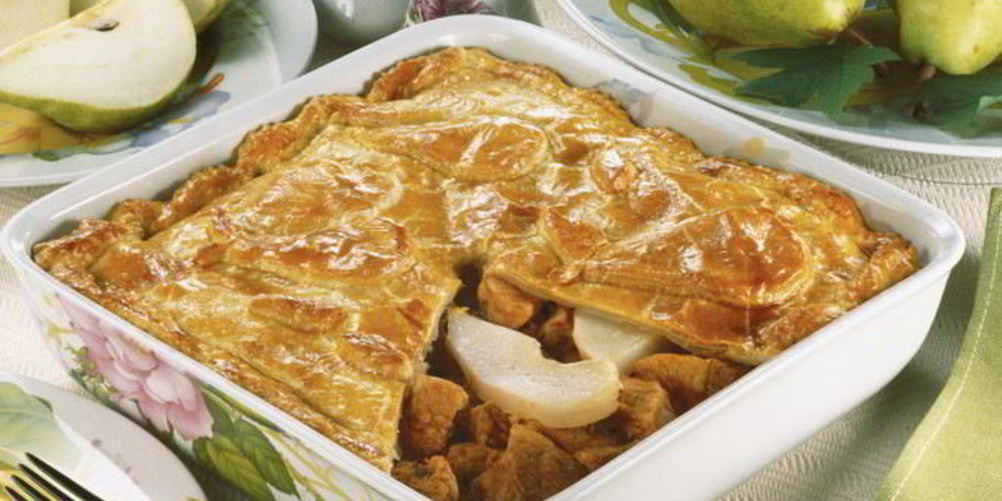 Рецепт груши, запеченные в слоеном тесте