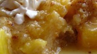 Клафути с консервированным ананасом