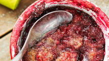 Клафути с малиной