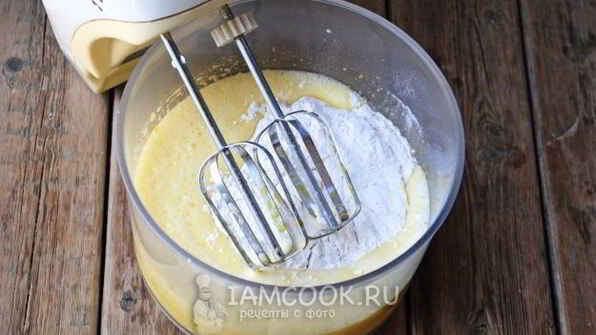 клафути с персиками