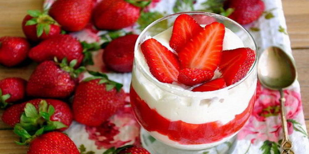 Рецепт клубничный десерт