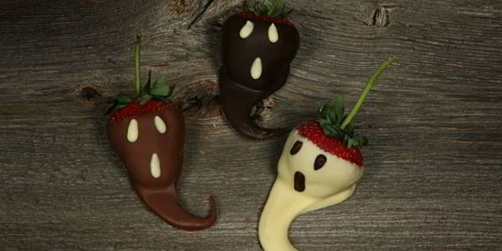Рецепт клубника в шоколаде на хэллоуин