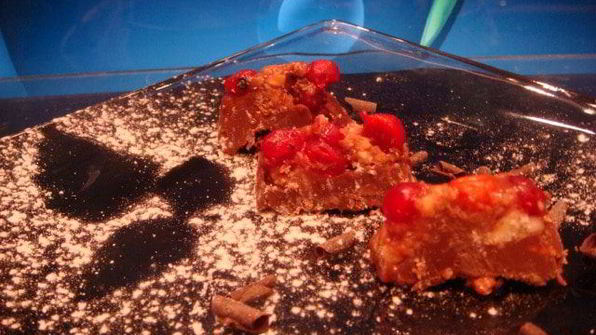 конфеты шоколадные с калиной