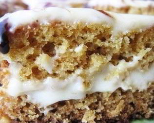 Бисквит на кефире с кремом