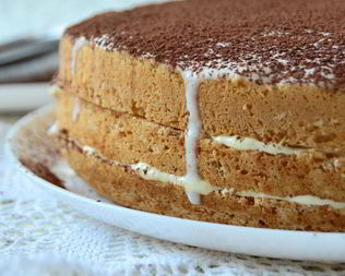 Бисквит с лимонным кремом