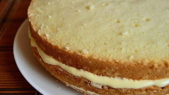 бисквит с лимонным кремом