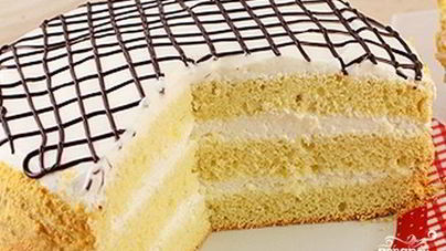 Бисквит со сметанным кремом