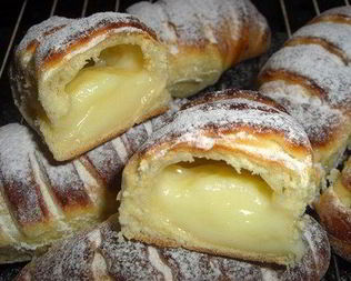 Булочки с кремовой начинкой Крем-де-Паризьен