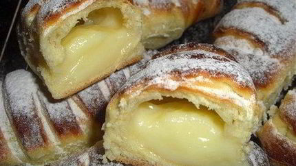 Булочки с кремовой начинкой Крем-де-Паризьен