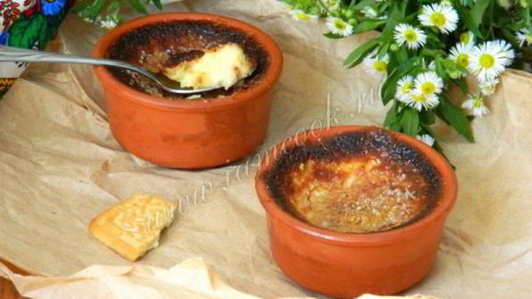 десерт крем брюле