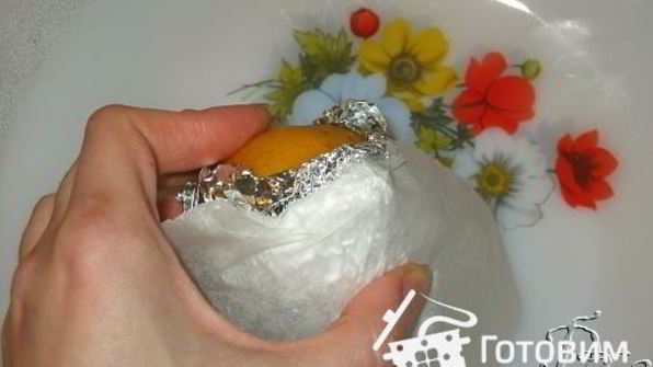 десерт-сюрприз лимон с кремом