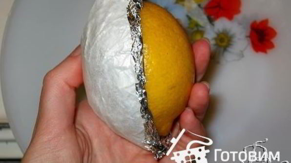 десерт-сюрприз лимон с кремом