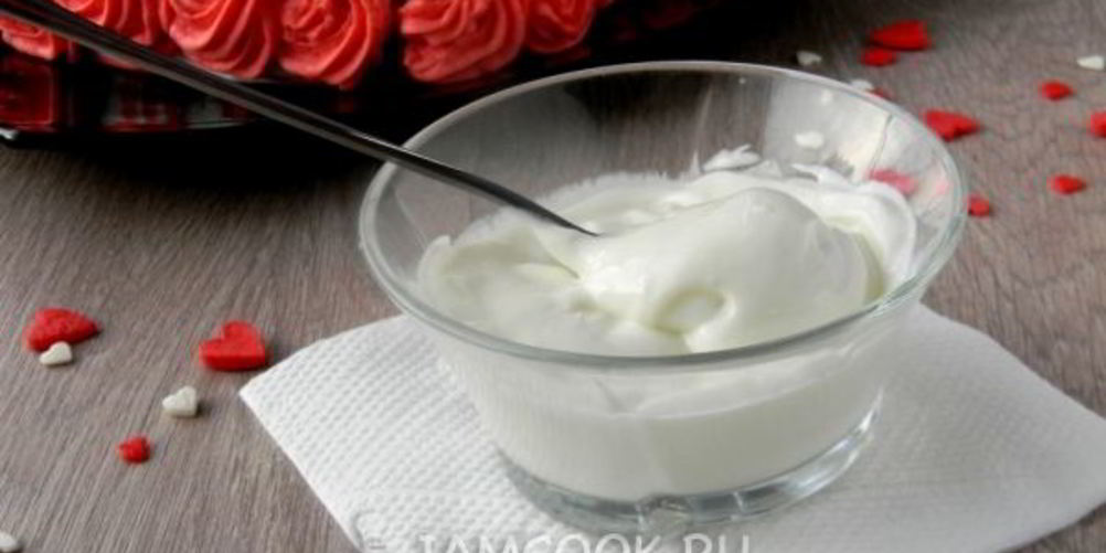 Рецепт йогуртовый крем для торта