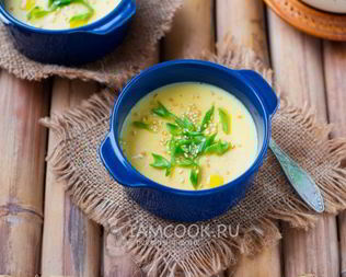 Китайский заварной яичный крем на пару