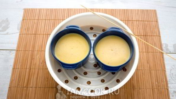 китайский заварной яичный крем на пару