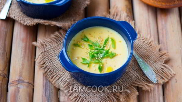 китайский заварной яичный крем на пару