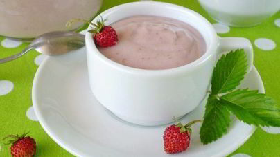 Клубничный заварной крем