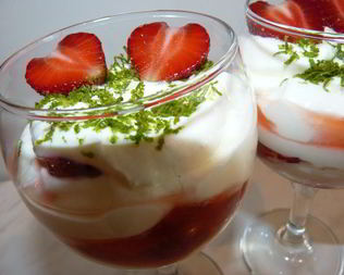 Клубника с кремом