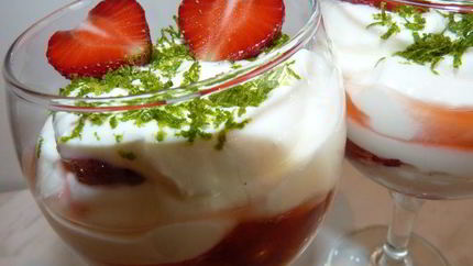 Клубника с кремом