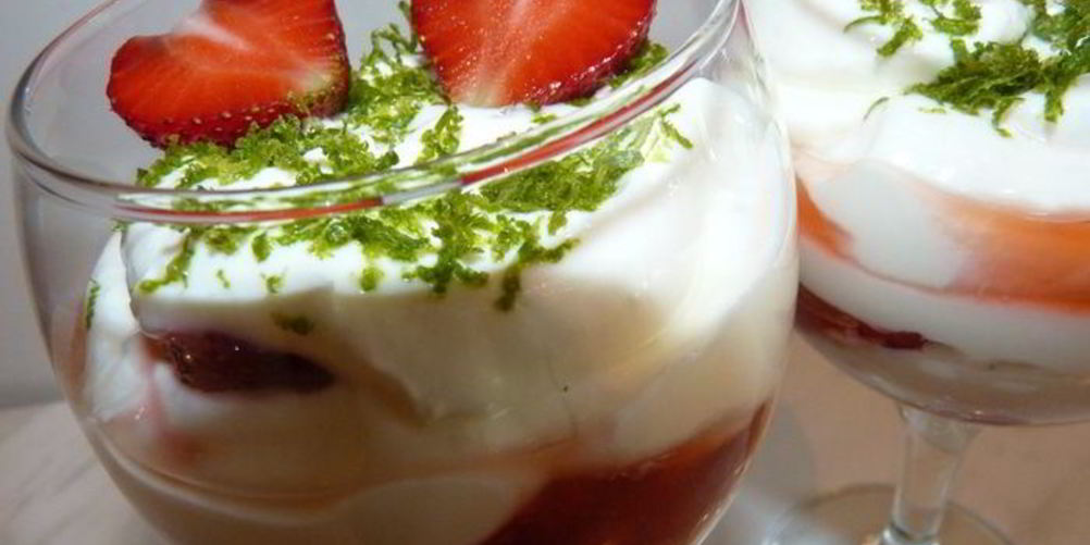 Рецепт клубника с кремом