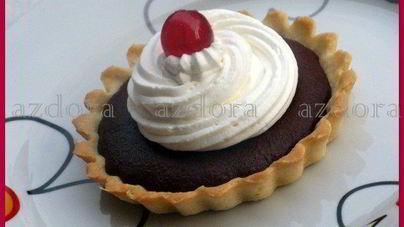 Корзиночки с генуэзским кремом