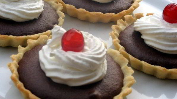 корзиночки с генуэзским кремом