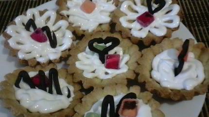 Корзиночки с кремом