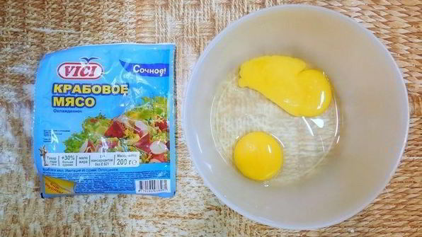 крабовое крем-брюле