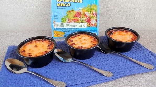 крабовое крем-брюле