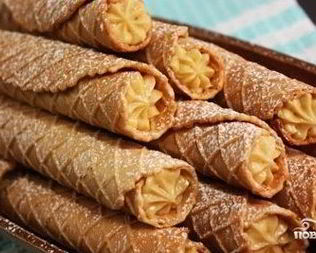 Крем для вафельных трубочек