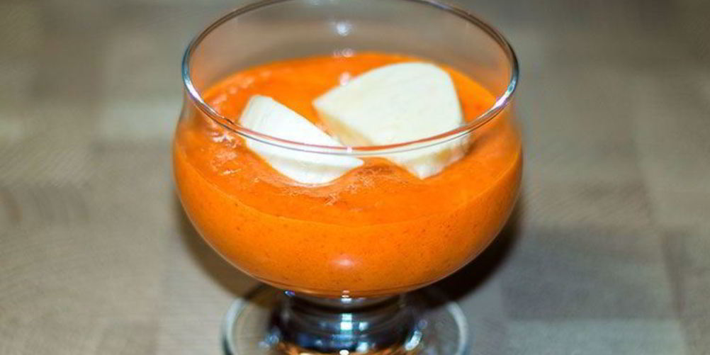 Рецепт крем из сладкого перца с сыром моцарелла