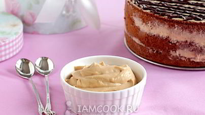 Крем из сметаны и сгущенки для торта