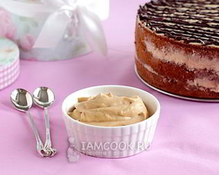 Крем из сметаны и сгущенки для торта